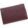 Невеликий жіночий гаманець зі шкіри кольору марсала Tony Bellucci (10837) - 3