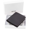 Невеликий чорний чоловічий гаманець з якісної шкіри з монетницьою Bond Non (10895) - 6