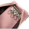 Шкіряна містка жіноча ключниця світло-рожевого кольору ST Leather (14029) - 5