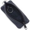 Темно-синяя ключница небольшого размера из фактурной кожи ST Leather 70819 - 2