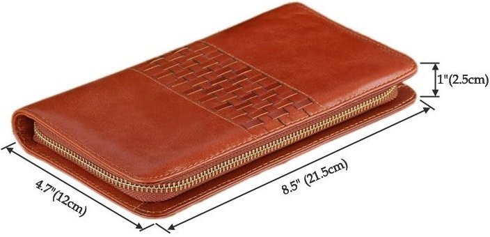 Шкіряний чоловічий гаманець клатч з палітуркою VINTAGE STYLE (14189)
