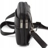 Шкіряна маленька чоловіча сумка c можливістю носити на плечі або на поясі H.T Leather (10001) - 3
