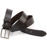 Ремінь чоловічий шкіряний з італійської темно-коричневої шкіри батал до 150 см. Gherardini 40834 фото №4 Ремінь чоловічий шкіряний з італійської темно-коричневої шкіри батал до 150 см. Gherardini 40834 modnotak фото - 4