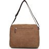 Текстильна чоловіча сумка-месенджер коричневого кольору Vintage (14445) - 9