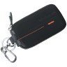 Кожаная ключница Beverly Hills на молнии Vip Collection 102519 (черная) modnotak фото - 1