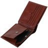 Мужское кожаное портмоне Newport без застежки Vip Collection 102619 (цвет коньяк) фото №3 Мужское кожаное портмоне Newport без застежки Vip Collection 102619 (цвет коньяк) modnotak фото - 3