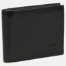 Мужское кожаное портмоне черного цвета с зажимом для купюр Ricco Grande 72919 - 2