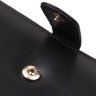 Довгий жіночий гаманець із натуральної гладкої шкіри чорного кольору CANPELLINI (2421855) - 3