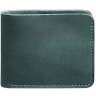 Кожаное портмоне из винтажной кожи зеленого цвета BlankNote (12524) - 1