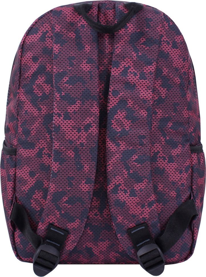 Разноцветный женский рюкзак из текстильного материала на две молнии Bagland (53619)