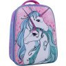 Шкільний рюкзак для дівчинки з однорогами з текстилю Bagland (53819) - 1