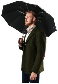 Зонт мужской Fulton Magnum-1 Auto G512 Black (Черный однотонный, полуавтомат) 93819