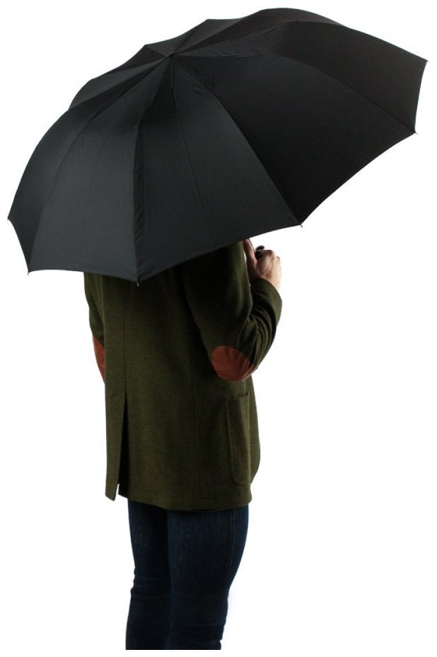Зонт мужской Fulton Magnum-1 Auto G512 Black (Черный однотонный, полуавтомат) 93819 фото №3 Зонт мужской Fulton Magnum-1 Auto G512 Black (Черный однотонный, полуавтомат) 93819 modnotak фото №3