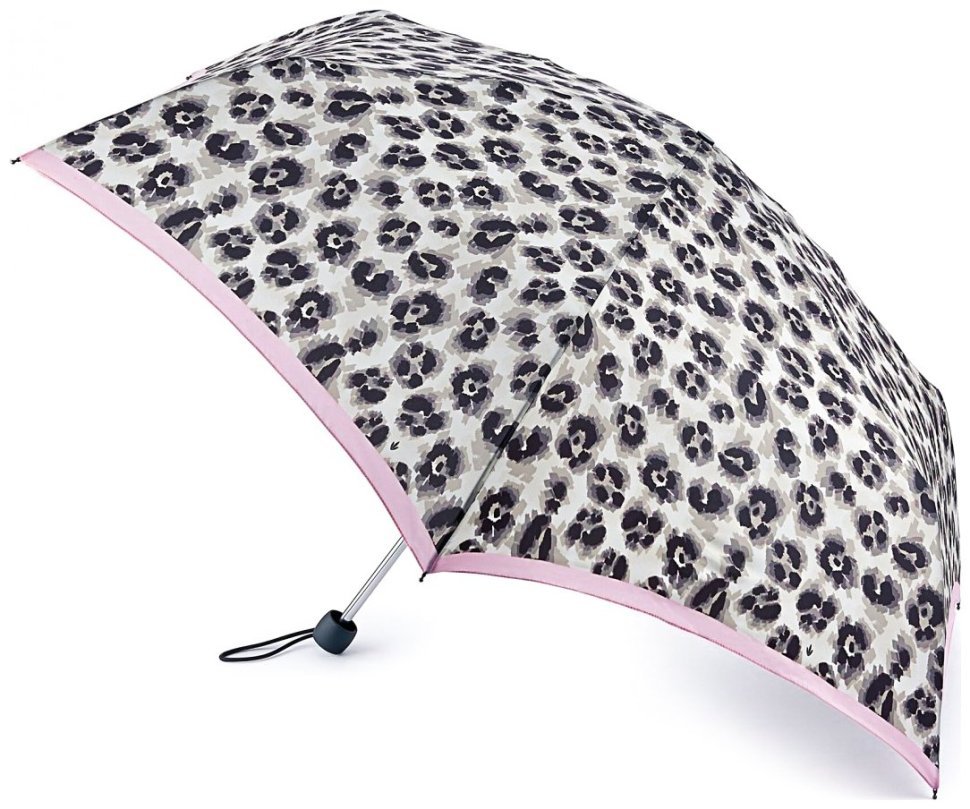 Зонт женский Fulton L902 Superslim-2 Leonard Border (механика, разноцветный с принтом пятен леопарда) 93919 modnotak фото №1