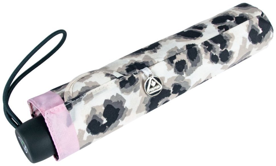 Зонт женский Fulton L902 Superslim-2 Leonard Border (механика, разноцветный с принтом пятен леопарда) 93919 modnotak фото №4