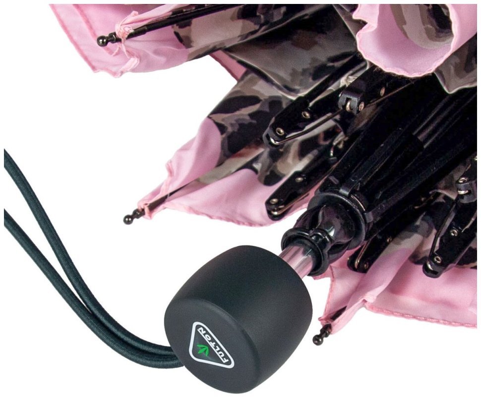 Зонт женский Fulton L902 Superslim-2 Leonard Border (механика, разноцветный с принтом пятен леопарда) 93919 modnotak фото №5