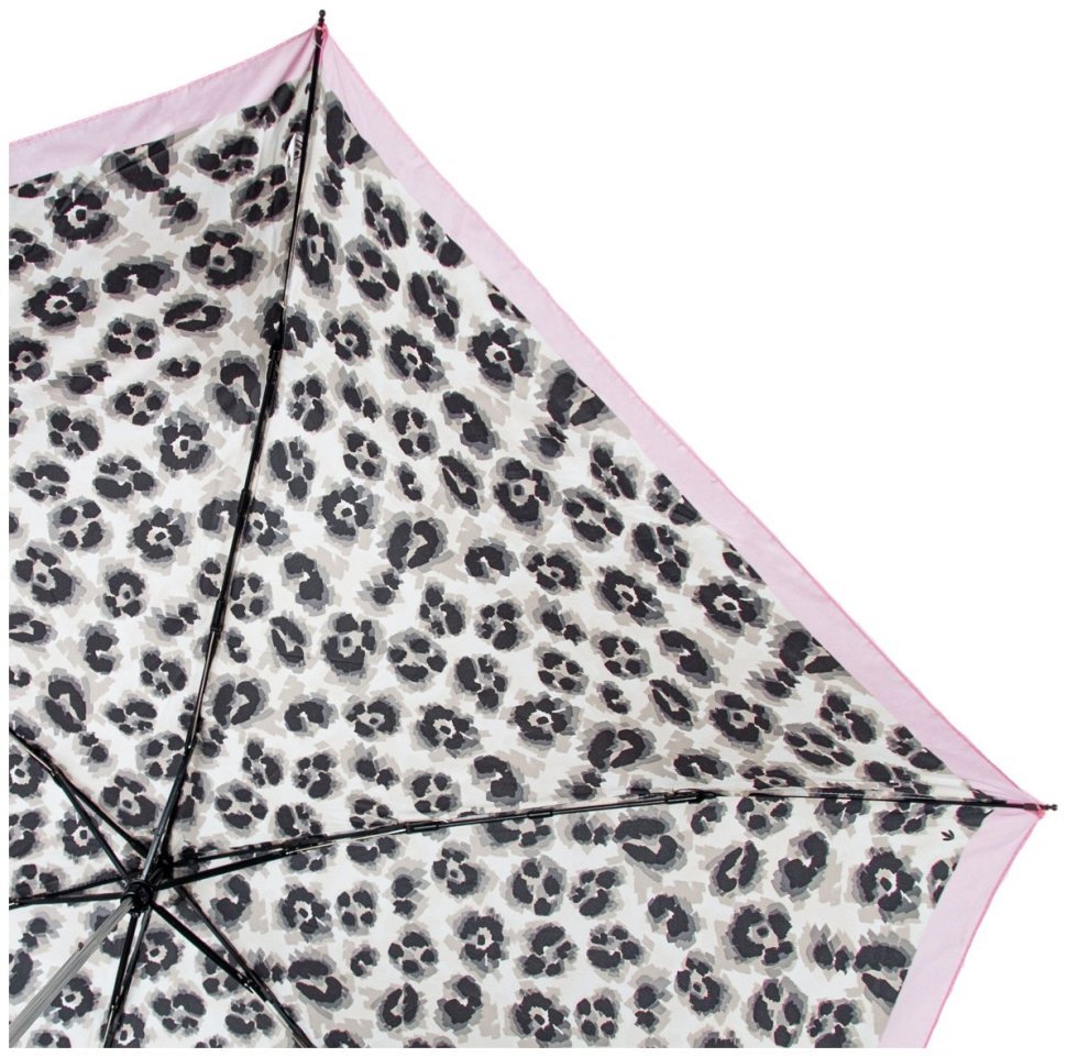 Зонт женский Fulton L902 Superslim-2 Leonard Border (механика, разноцветный с принтом пятен леопарда) 93919 modnotak фото №6