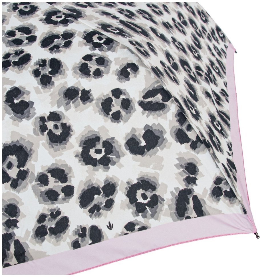 Зонт женский Fulton L902 Superslim-2 Leonard Border (механика, разноцветный с принтом пятен леопарда) 93919 modnotak фото №7