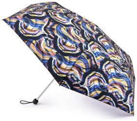 Зонт женский Fulton L902-038840 Superslim-2 Silk Lines (Круглый купол, разноцветный с принтом линий шелка) 94219