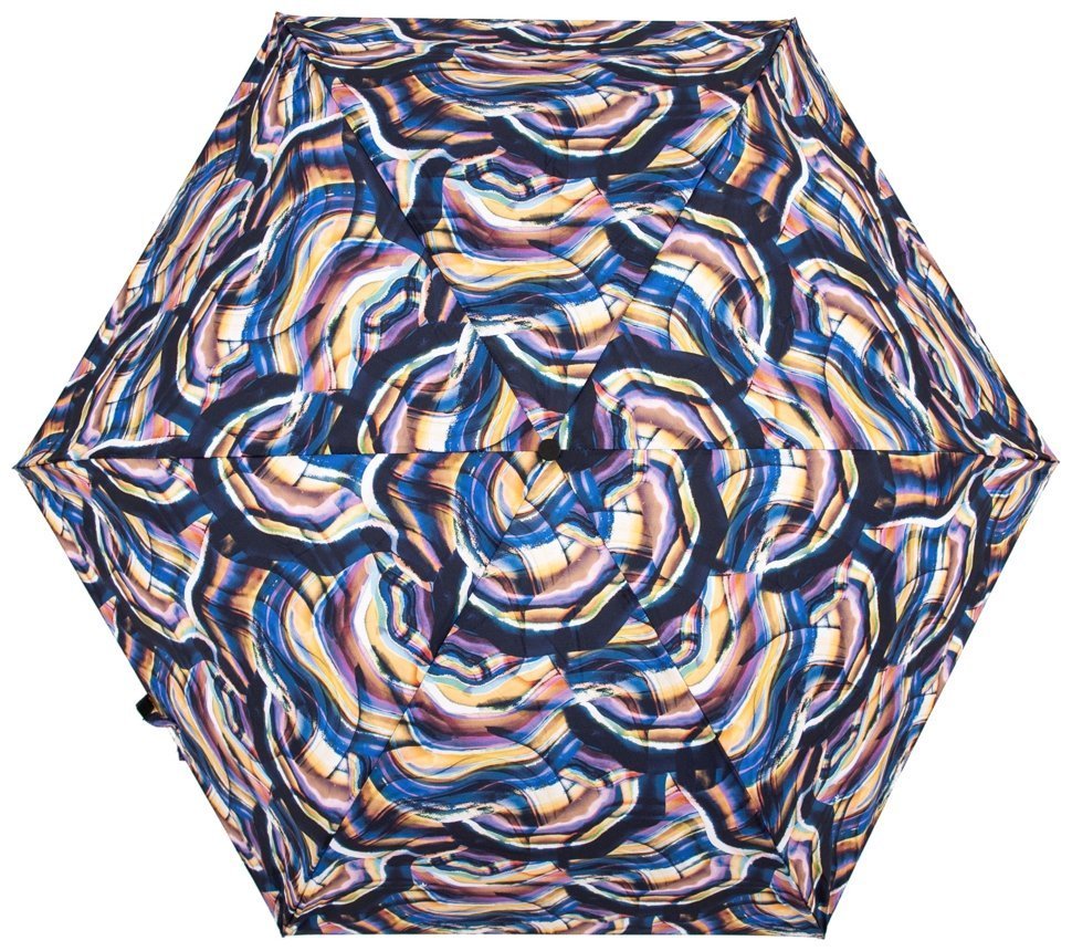 Зонт женский Fulton L902-038840 Superslim-2 Silk Lines (Круглый купол, разноцветный с принтом линий шелка) 94219 modnotak фото №2
