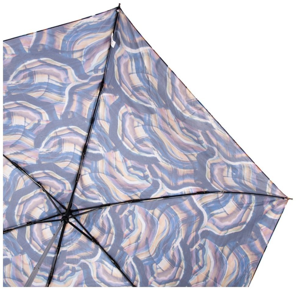 Зонт женский Fulton L902-038840 Superslim-2 Silk Lines (Круглый купол, разноцветный с принтом линий шелка) 94219 modnotak фото №6