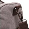 Сіра дорожня сумка з текстилю з ремінцем на плече Vintage (20191) - 8