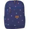 Текстильный подростковый рюкзак синего цвета Bagland (55419) - 1
