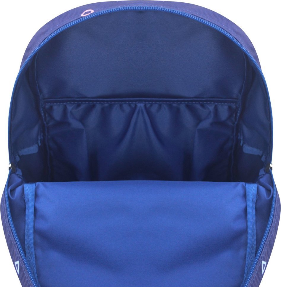 Текстильний рюкзак підлітковий синього кольору Bagland (55419)