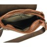 Мужская коричневая сумка-планшет из натуральной кожи с фактурой под крокодила Bexhill (21216) - 2