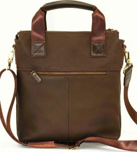 Мужская коричневая сумка с ручками и плечевым ремнем VATTO (12060) - 2