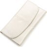 Вместительный кошелек белого цвета из кожи морской змеи SNAKE LEATHER (024-18152) - 1