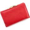 Червоний маленький гаманець із золотистою фурнітурою BOSTON (16261) - 4