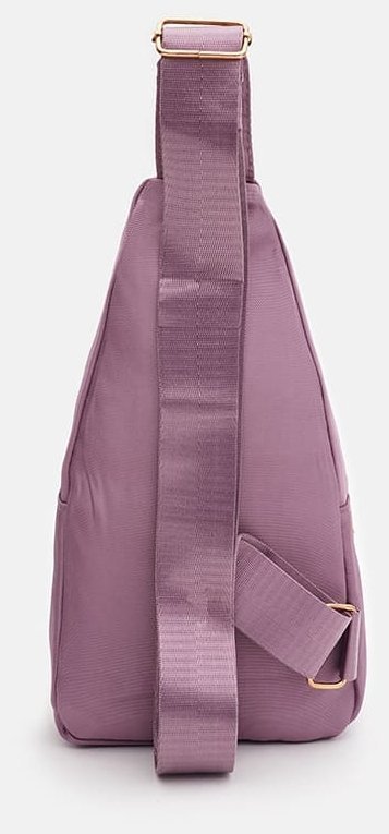 Женский текстильный рюкзак на одну лямку розового цвета Monsen 88719 modnotak фото №2