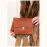 Компактна жіноча бохо-сумка із вінтажної шкіри світло-коричневого кольору BlankNote Лілу 78919 - 7