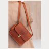 Компактна жіноча бохо-сумка із вінтажної шкіри світло-коричневого кольору BlankNote Лілу 78919 - 8