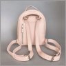 Жіночий рюкзак-сумка із натуральної шкіри флотар пудрового кольору BlankNote Groove S 79019 - 3