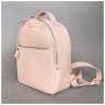 Женский рюкзак-сумка из натуральной кожи флотар пудрового цвета BlankNote Groove S 79019 - 4