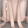 Женский рюкзак-сумка из натуральной кожи флотар пудрового цвета BlankNote Groove S 79019 - 6