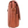 Світло-коричнева жіноча сумка через плече з натуральної шкіри Visconti Claudia 69119 - 3