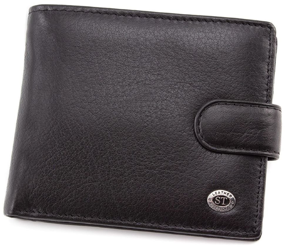 Мужской кожаный кошелек среднего размера ST Leather (16761)
