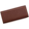 Коричневий жіночий гаманець на магніті ST Leather (16805) - 3