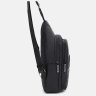 Недорогая мужская сумка-слинг через плечо из черного текстиля Monsen 71620 - 4