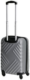 Маленький чемодан серого цвета Chicago на колесах Vip Collection 102420