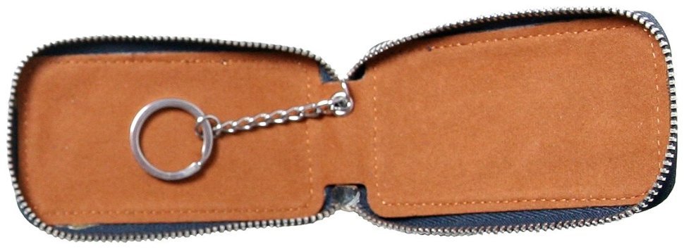 Синяя ключница Beverly Hills на молнии Vip Collection 102520 (кожа) фото №3 Синяя ключница Beverly Hills на молнии Vip Collection 102520 (кожа) modnotak фото №3