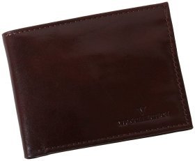 Чоловіче портмоне з натуральної шкіри 05 Newport Vip Collection, коричневе