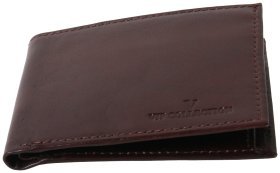 Чоловіче портмоне з натуральної шкіри 05 Newport Vip Collection, коричневе
