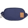 Темно-синяя поясная сумка из текстиля на два отделения Bagland (52920) - 1