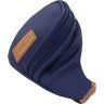 Темно-синяя поясная сумка из текстиля на два отделения Bagland (52920) - 2