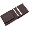 Шкіряне портмоне коричневого кольору з осередками для карт Bond Non (10654) - 4