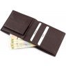 Шкіряне портмоне коричневого кольору з осередками для карт Bond Non (10654) - 6